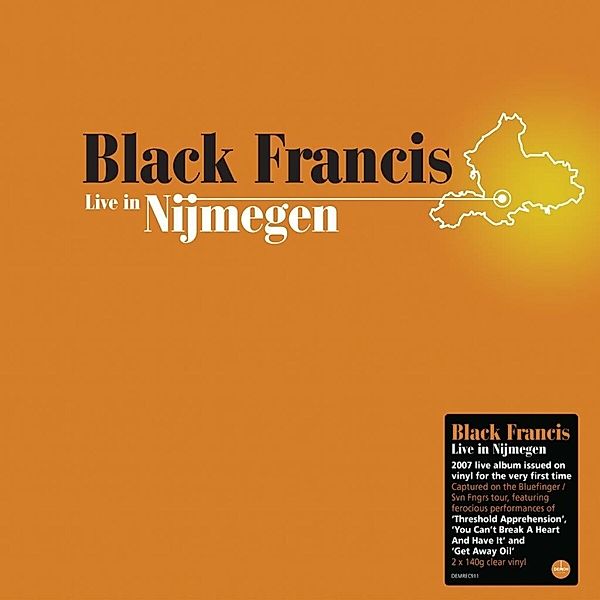 Live In Nijmegen (Clear Vinyl 2-Lp), Black Francis