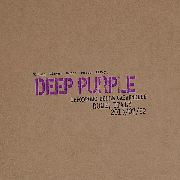 Live In Rome 2013 (Limited Edition), Deep Purple