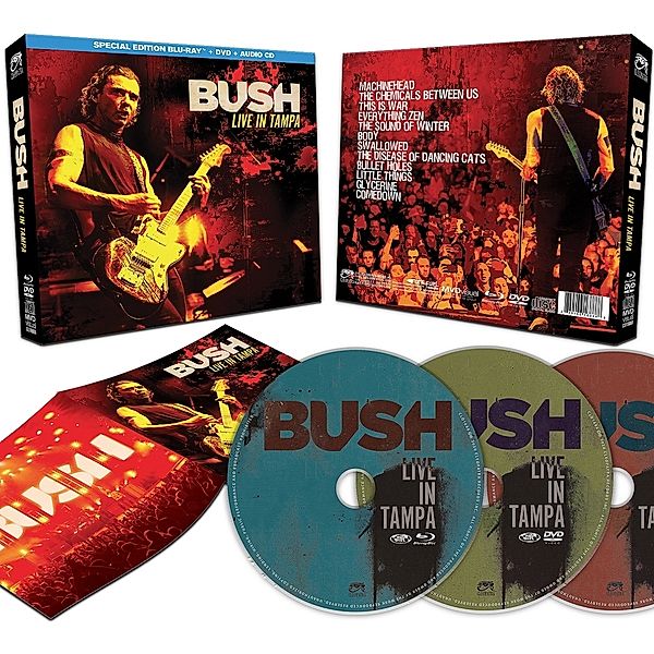 LIVE IN TAMPA (BD+DVD+CD EDITION), Bush