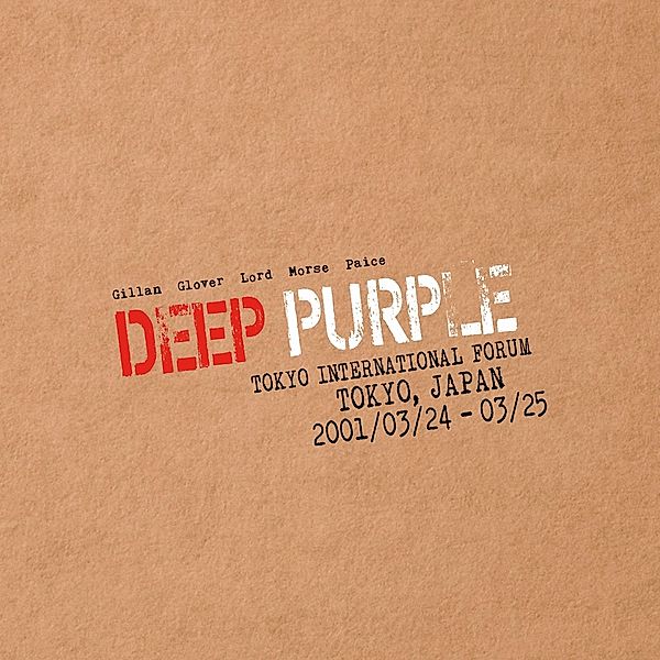 Live In Tokyo (Ltd/2cd Digipak), Deep Purple