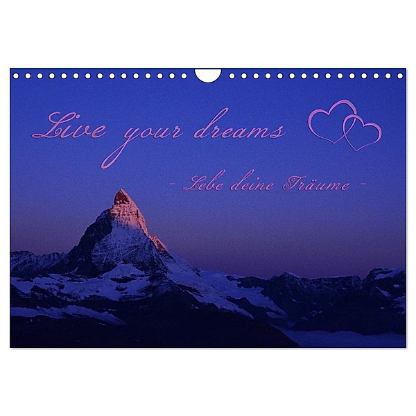 Live your dreams - Lebe deine Träume (Wandkalender 2024 DIN A4 quer), CALVENDO Monatskalender, Stefanie und Philipp Kellmann
