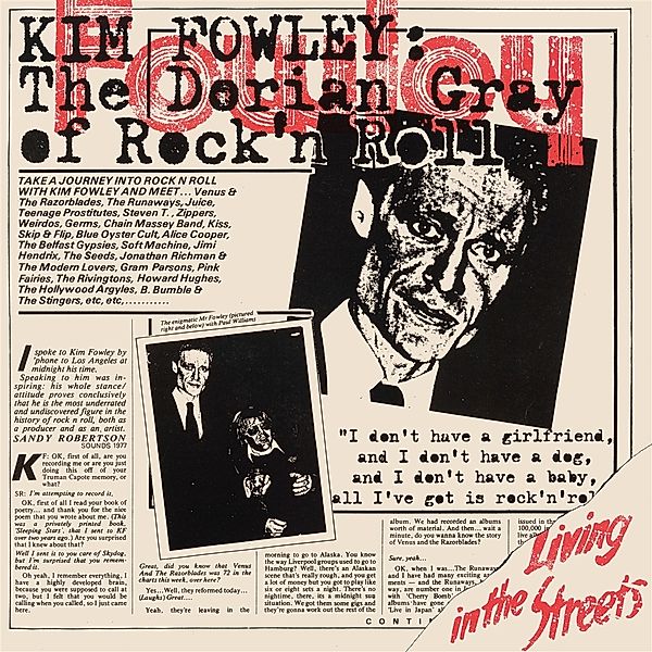 Living In The Streets (Vinyl), Kim Fowley