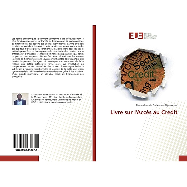 Livre sur l'Accès au Crédit, Pierre Musaada Buhendwa Nyamuhara