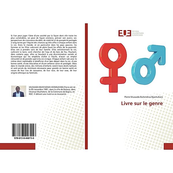 Livre sur le genre, Pierre Musaada Buhendwa Nyamuhara