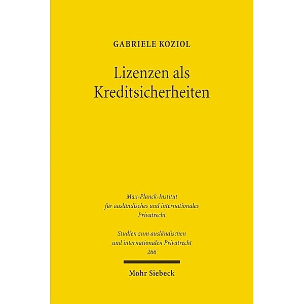 Lizenzen als Kreditsicherheiten, Gabriele Koziol