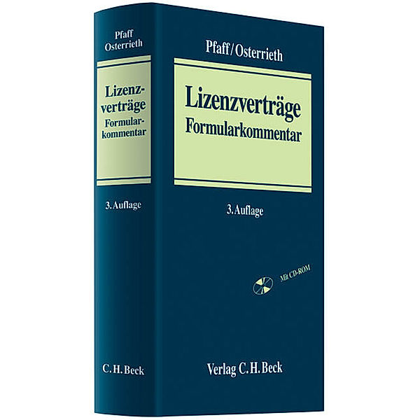 Lizenzverträge, Formularkommentar, m. CD-ROM