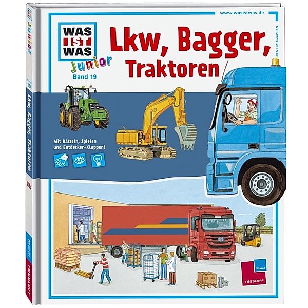 Lkw, Bagger, Traktoren / Was ist was junior Bd.24, Stefanie Steinhorst