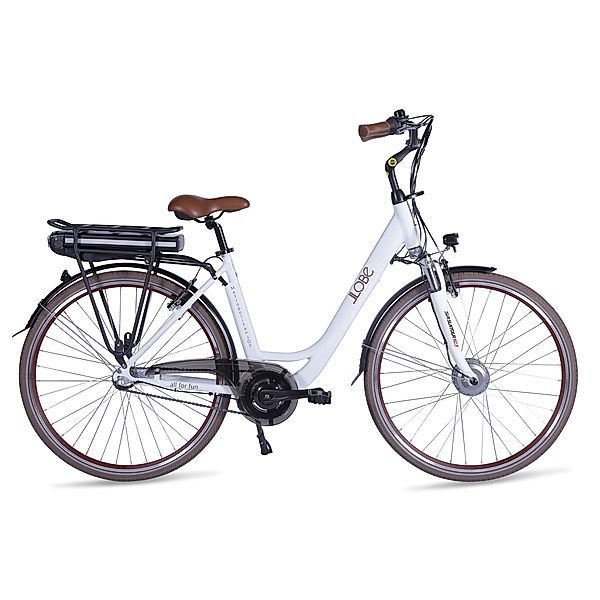 LLobe City-E-Bike Metropolitan Joy modernwhite (Akku: 10 Ah)