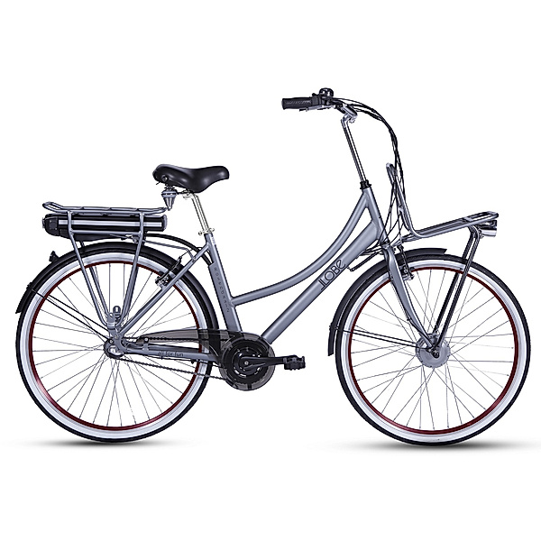 LLobe City-E-Bike Rosendaal 2 Lady grau (Akku: 13,2Ah)