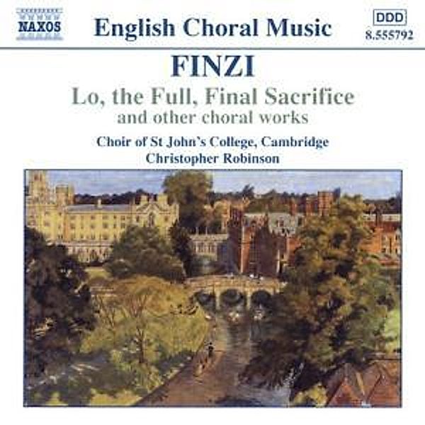 Lo,The Full,Final Sacrifice, Robinson, Choir Of St John's College