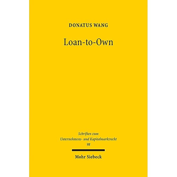 Loan-to-Own, Donatus Wang