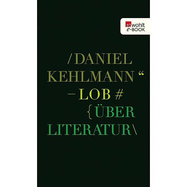 Lob, Daniel Kehlmann
