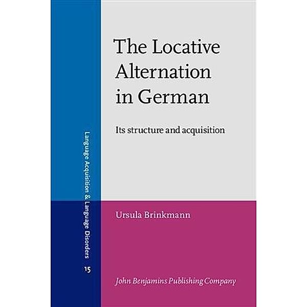 Locative Alternation in German, Ursula Brinkmann