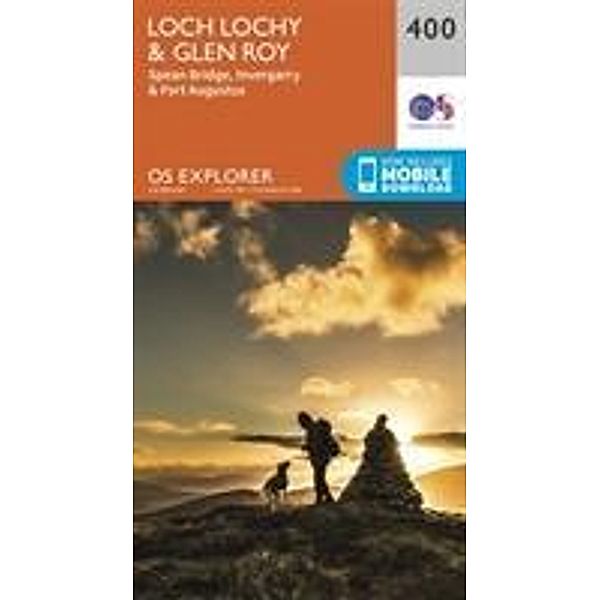Loch Lochy and Glen Roy - Spean Bridge, Invergarry and Fort Augustus, Ordnance Survey