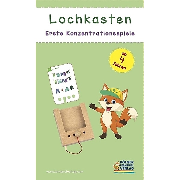 Kölner Lernspielverlag Lochkasten Box Erste Konzentrationsspiele