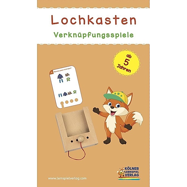 Kölner Lernspielverlag Lochkasten Box Verknüpfungsspiele