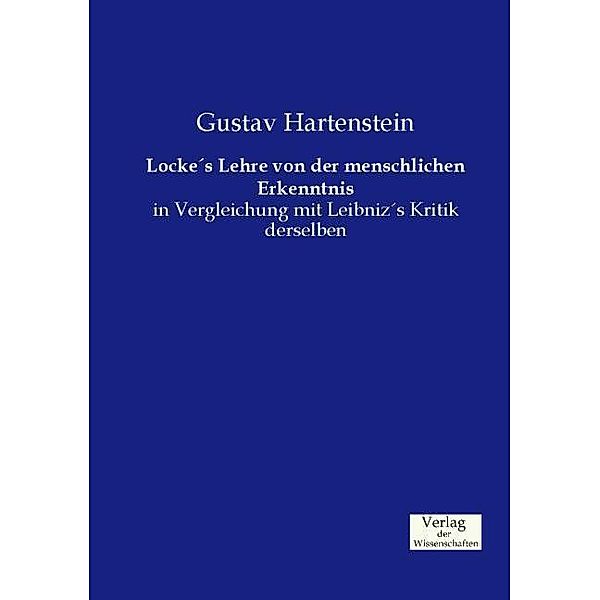 Lockes Lehre von der menschlichen Erkenntnis, Gustav Hartenstein