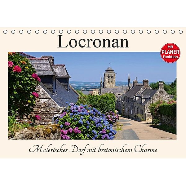 Locronan - Malerisches Dorf mit bretonischem Charme (Tischkalender 2020 DIN A5 quer)