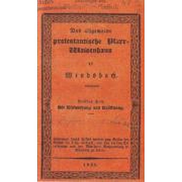 Löhe, W: Wilhelm Löhe - Predigt zur Einweihung des Pfarrwais, Wilhelm Löhe