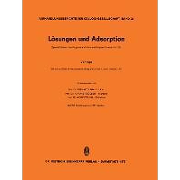 Lösungen und Adsorption