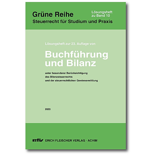 Lösungsheft zur 23. Auflage 2020, Wolfgang Bolk, Wolfram Reiß, Thomas Kirchner