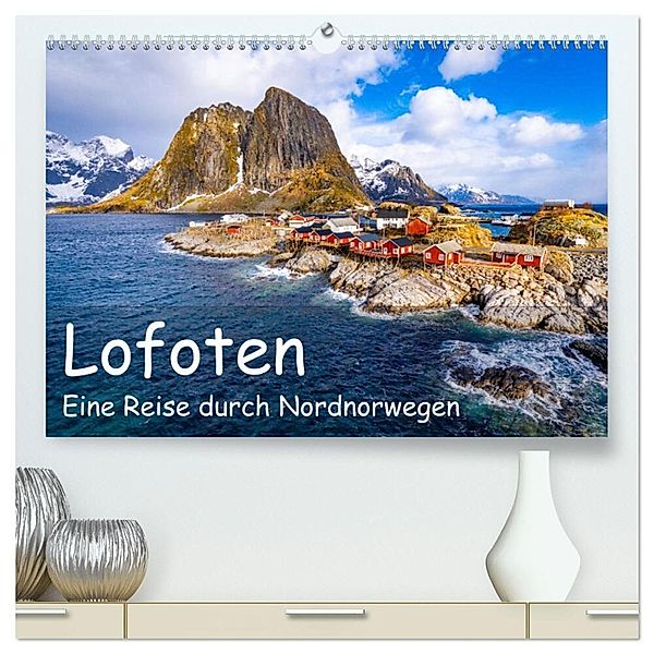 Lofoten - Eine Reise durch Nordnorwegen (hochwertiger Premium Wandkalender 2024 DIN A2 quer), Kunstdruck in Hochglanz, Dennis Westermann