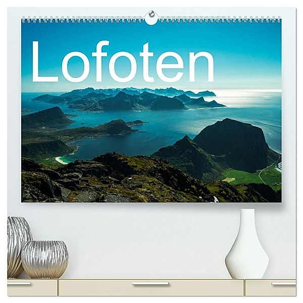 Lofoten (hochwertiger Premium Wandkalender 2024 DIN A2 quer), Kunstdruck in Hochglanz, Luca Mann Photography
