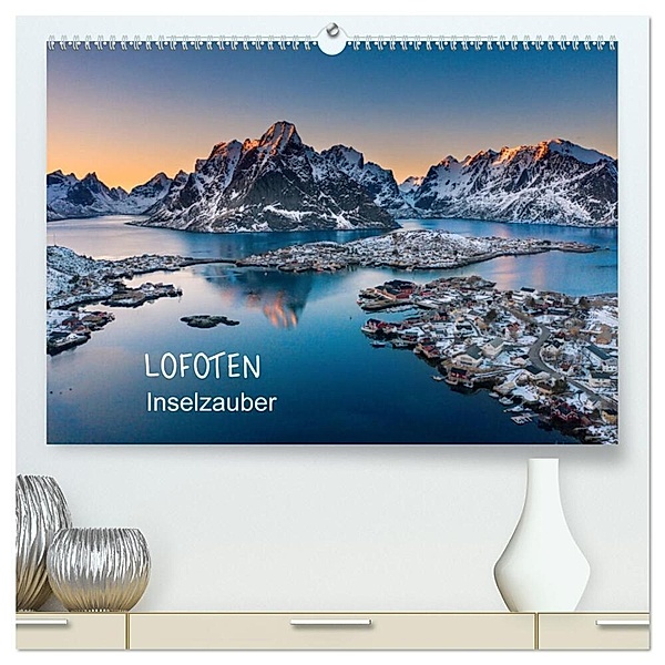 Lofoten Inselzauber (hochwertiger Premium Wandkalender 2024 DIN A2 quer), Kunstdruck in Hochglanz, Jenny Sturm