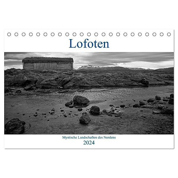 Lofoten - Mystische Landschaften des Nordens (Tischkalender 2024 DIN A5 quer), CALVENDO Monatskalender, Sabine Reuke