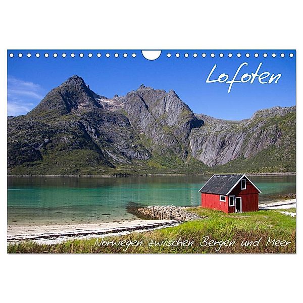 Lofoten - Norwegen zwischen Bergen und Meer (Wandkalender 2024 DIN A4 quer), CALVENDO Monatskalender, Frauke Gimpel