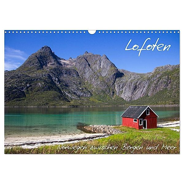 Lofoten - Norwegen zwischen Bergen und Meer (Wandkalender 2024 DIN A3 quer), CALVENDO Monatskalender, Frauke Gimpel