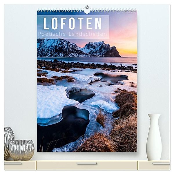 Lofoten. Poetische Landschaften (hochwertiger Premium Wandkalender 2024 DIN A2 hoch), Kunstdruck in Hochglanz, Mikolaj Gospodarek