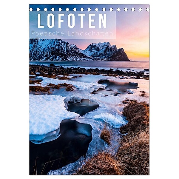 Lofoten. Poetische Landschaften (Tischkalender 2024 DIN A5 hoch), CALVENDO Monatskalender, Mikolaj Gospodarek