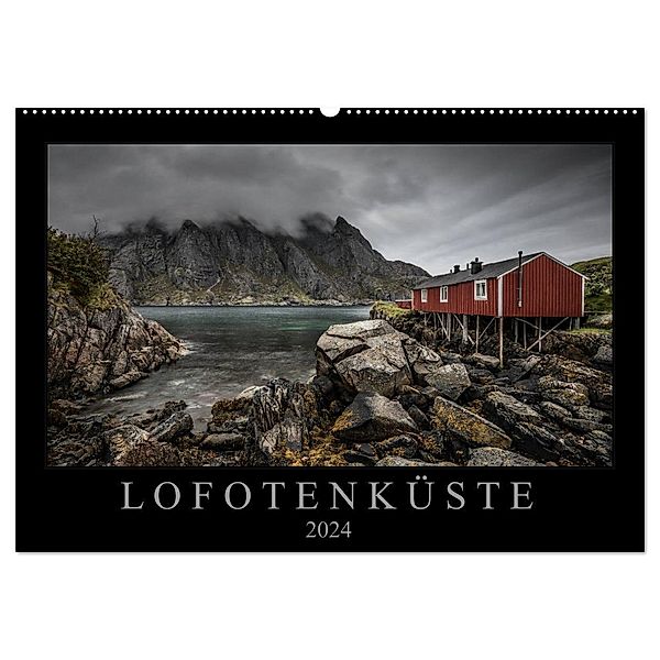 Lofotenküste (Wandkalender 2024 DIN A2 quer), CALVENDO Monatskalender, Sebastian Worm