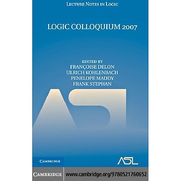 Logic Colloquium 2007