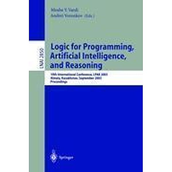 Logic for Programming, Artificial Intelligence, and Reasoning