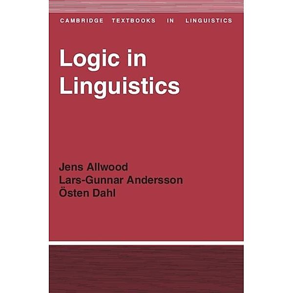 Logic in Linguistics