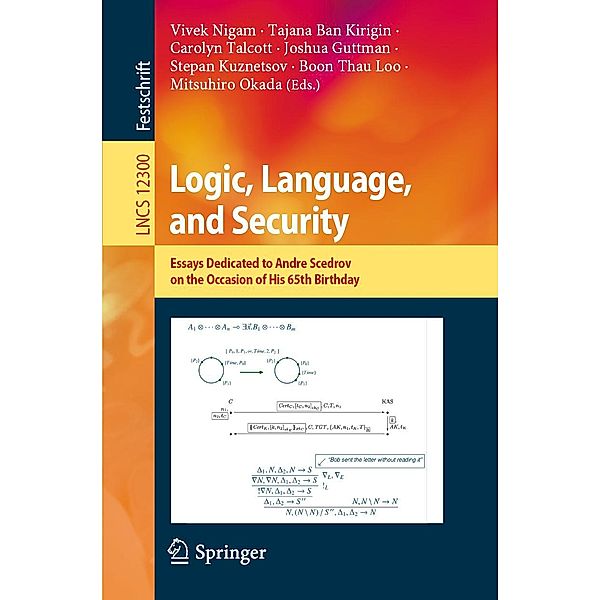 Logic, Language, and Security / Lecture Notes in Computer Science Bd.12300
