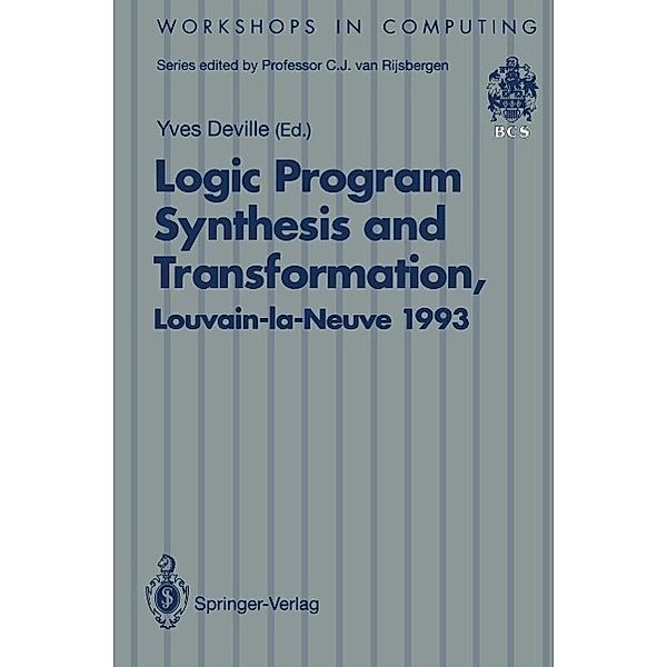 Logic Program Synthesis and Transformation / Workshops in Computing