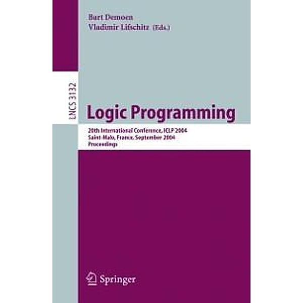 Logic Programming / Lecture Notes in Computer Science Bd.3132