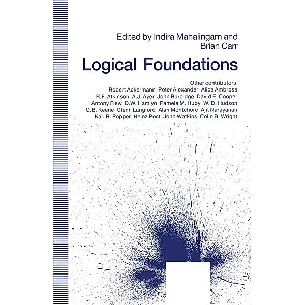 Logical Foundations, Brian Carr, Indira Mahalingam, Kenneth A. Loparo