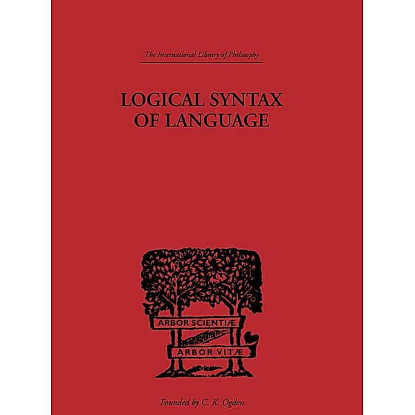 Logical Syntax of Language, Rudolf Carnap