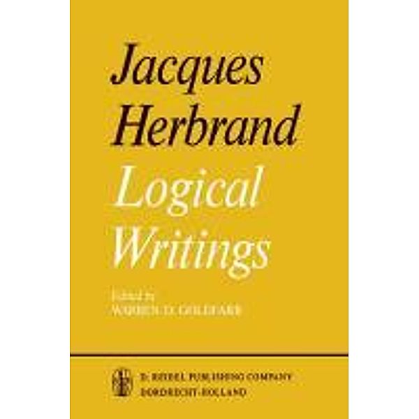 Logical Writings, J. Herbrand