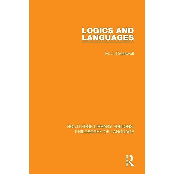 Logics and Languages, Max Cresswell