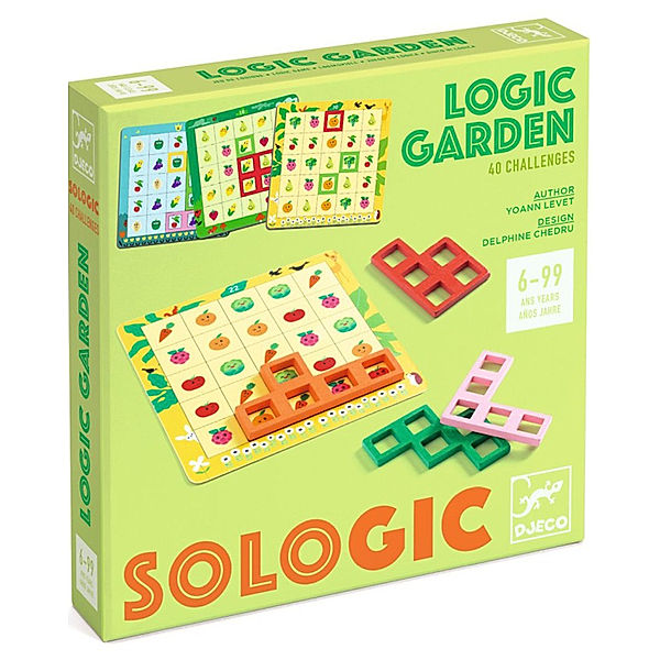 Djeco Logik-Spiel SOLOGIC: LOGIC GARDEN