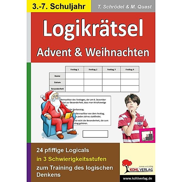 Logikrätsel Advent & Weihnachten, Tim Schrödel, Moritz Quast