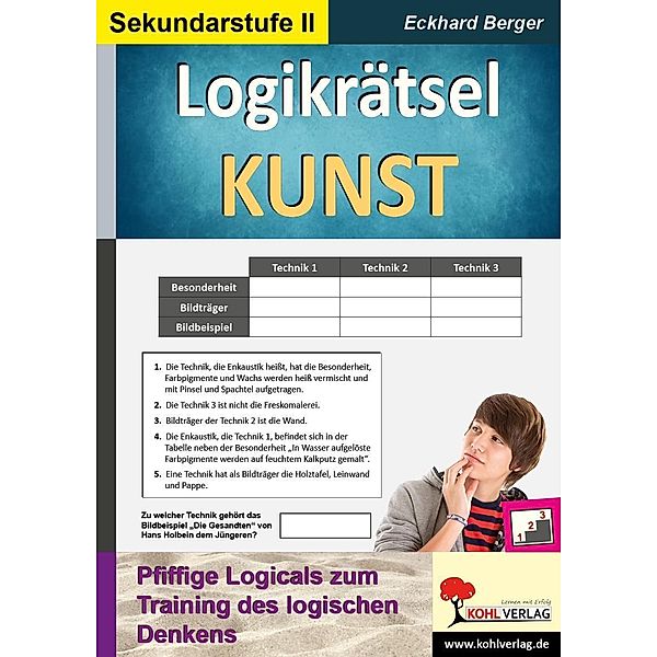 Logikrätsel KUNST - Sekundarstufe II, Eckhard Berger