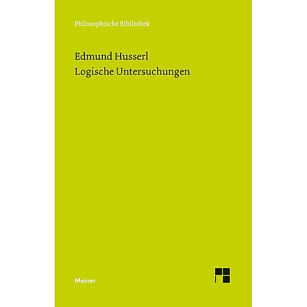 Logische Untersuchungen, Edmund Husserl