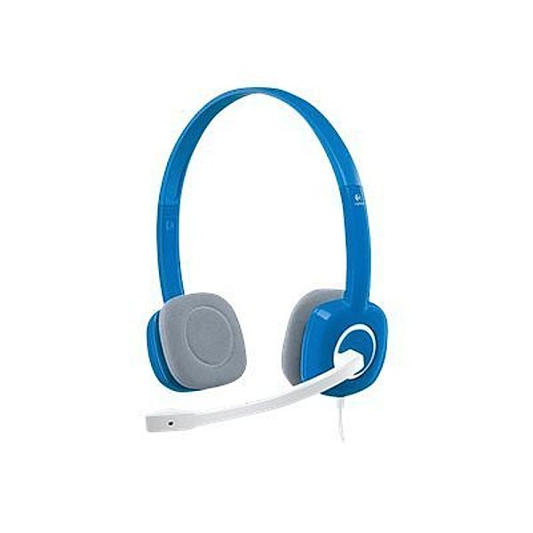 LOGITECH H150 Stereo Headset analoge 3,5mm Klinke blueberry
