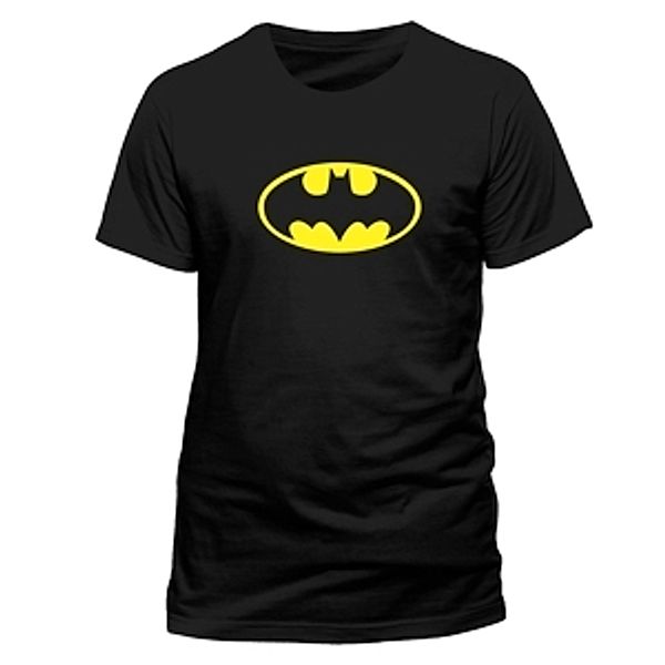 Logo (T-Shirt,Schwarz,Größe L), Batman